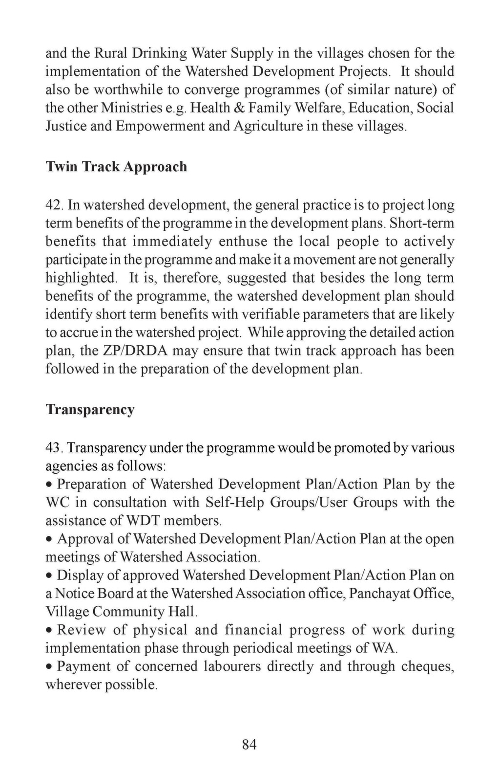 Sustainable Watershed Management Deendayal Research Institute